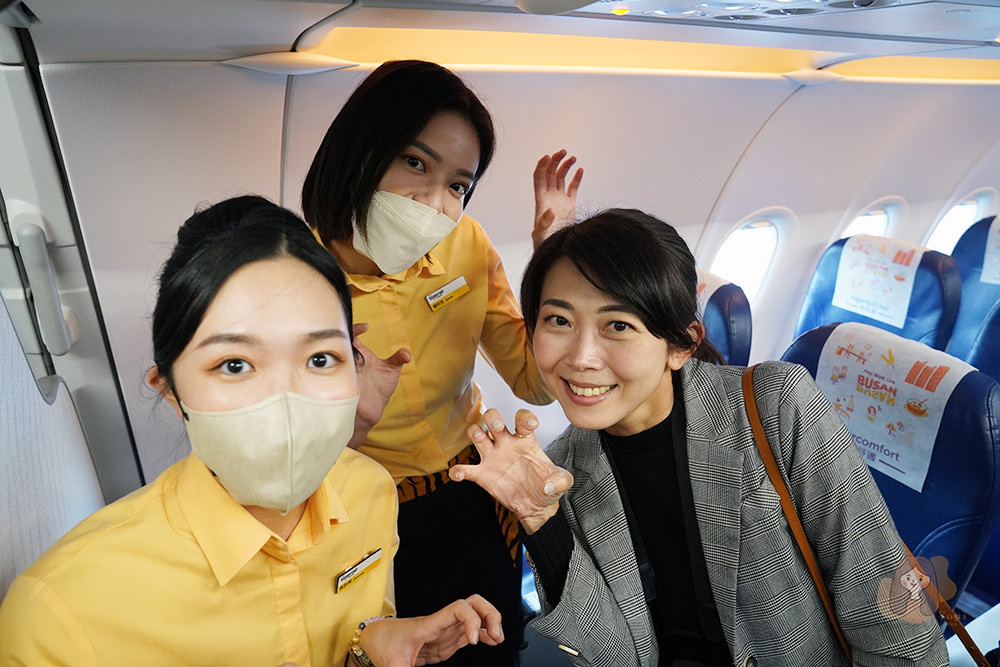 台灣虎航-Tigerair-Taiwan-台北飛釜山-IT606-午去晚回-機上可充電