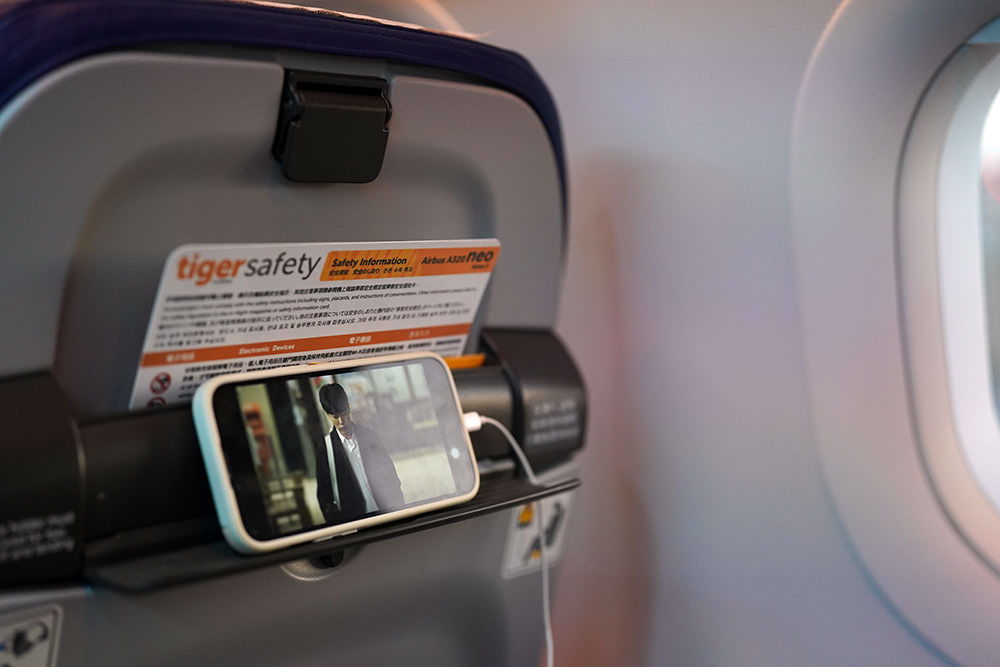 台灣虎航-Tigerair-Taiwan-台北飛釜山-IT606-午去晚回-機上可充電