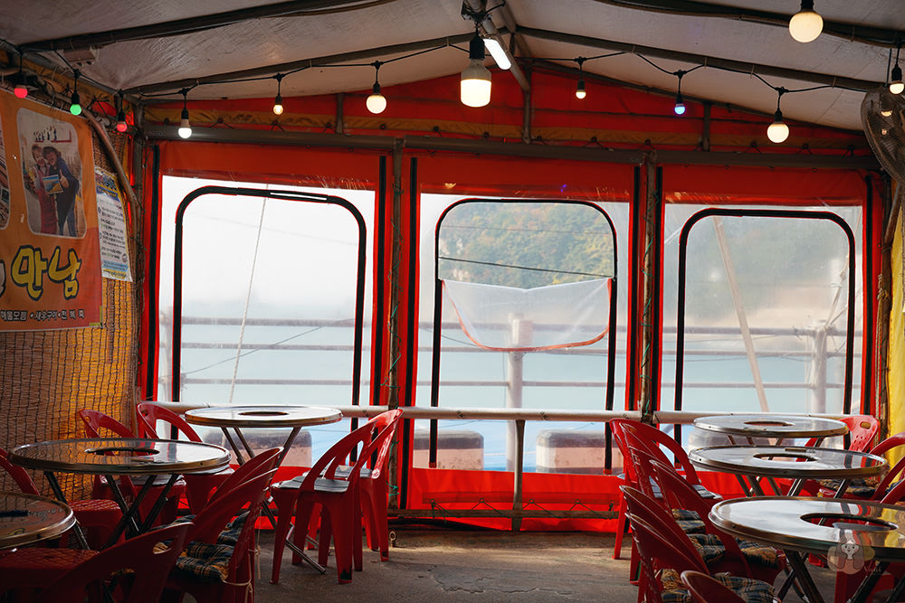 釜山影島太宗台烤貝街 태종대조개구이촌-太宗台札嘎庭院姨母家 태종대 자갈마당 이모집