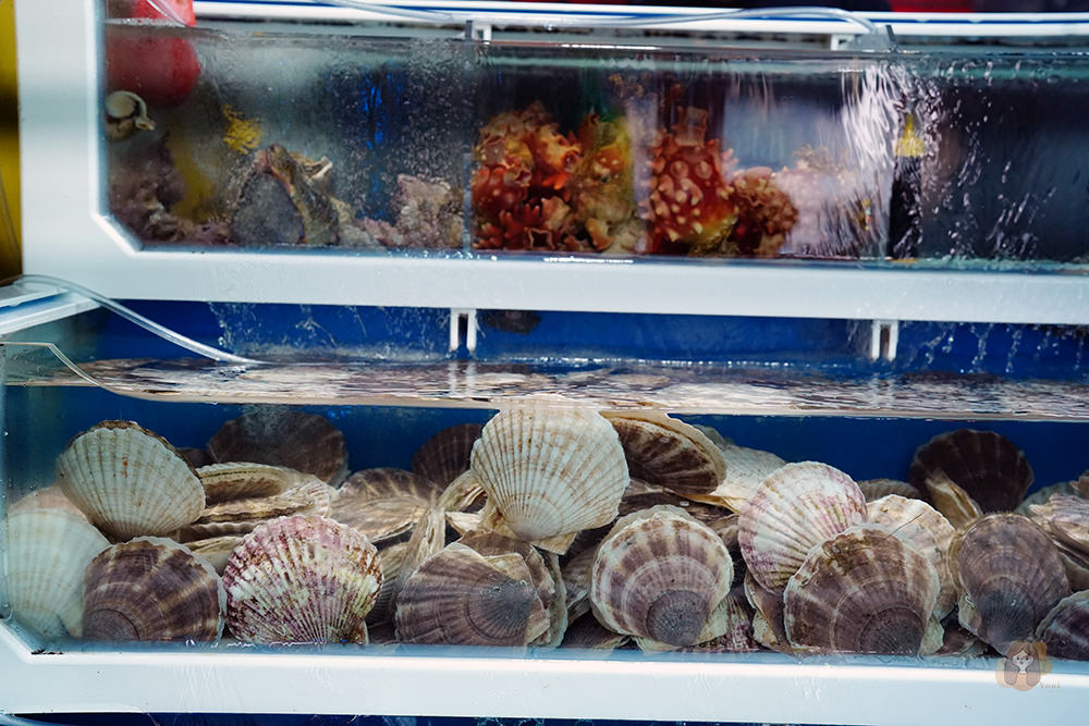 釜山影島太宗台烤貝街 태종대조개구이촌-太宗台札嘎庭院姨母家 태종대 자갈마당 이모집