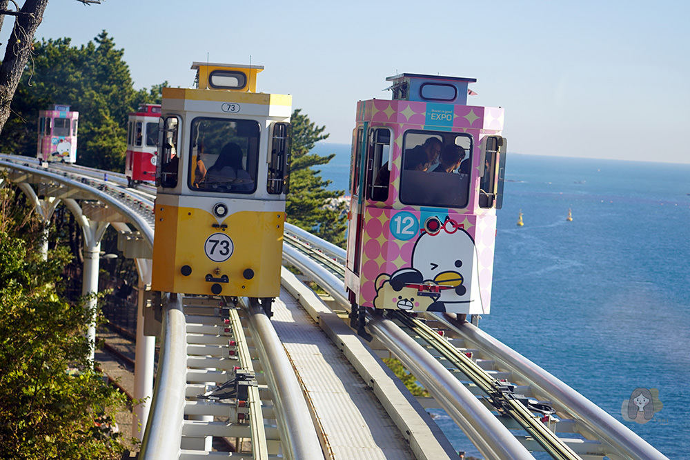 釜山藍線公園-海雲台海岸列車-Blueline-Park