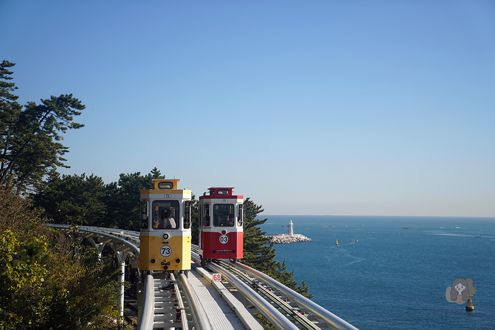 釜山藍線公園-海雲台海岸列車-Blueline-Park