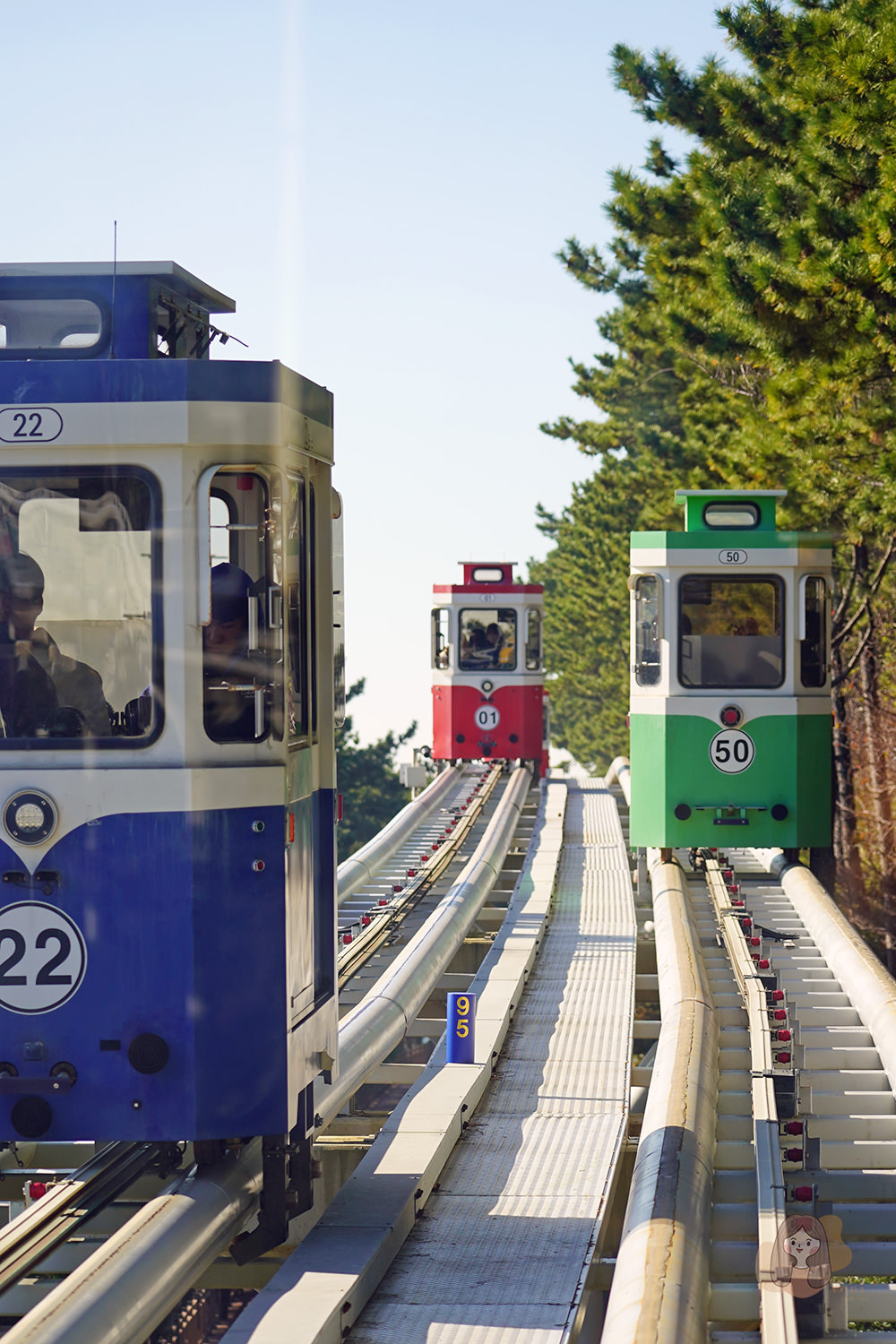 釜山藍線公園-海雲台海岸列車-Blueline-Park