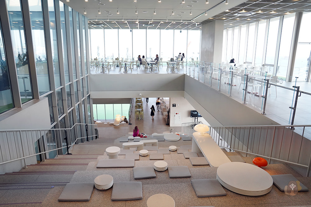 釜山-P.ARK-피아크-玻璃屋海景咖啡，階梯座位環景觀海-烘焙麵包、甜點必吃，釜山影島新開幕的複合式文化空間