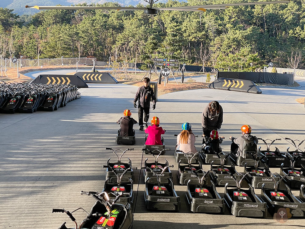 釜山-Skyline-Luge-斜坡滑車-高空滑索-釜山樂天世界旁