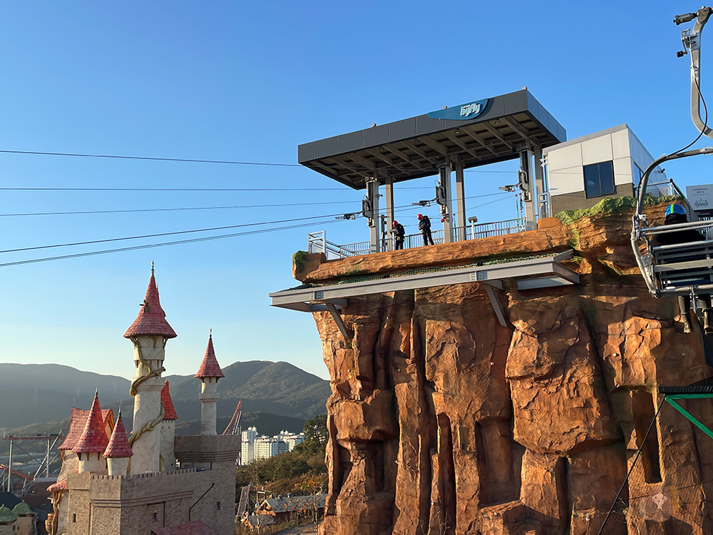 釜山-Skyline-Luge-斜坡滑車-高空滑索-釜山樂天世界旁