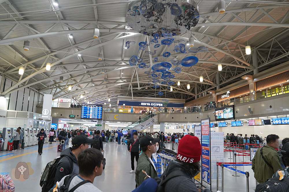 韓國釜山金海機場 出境 
