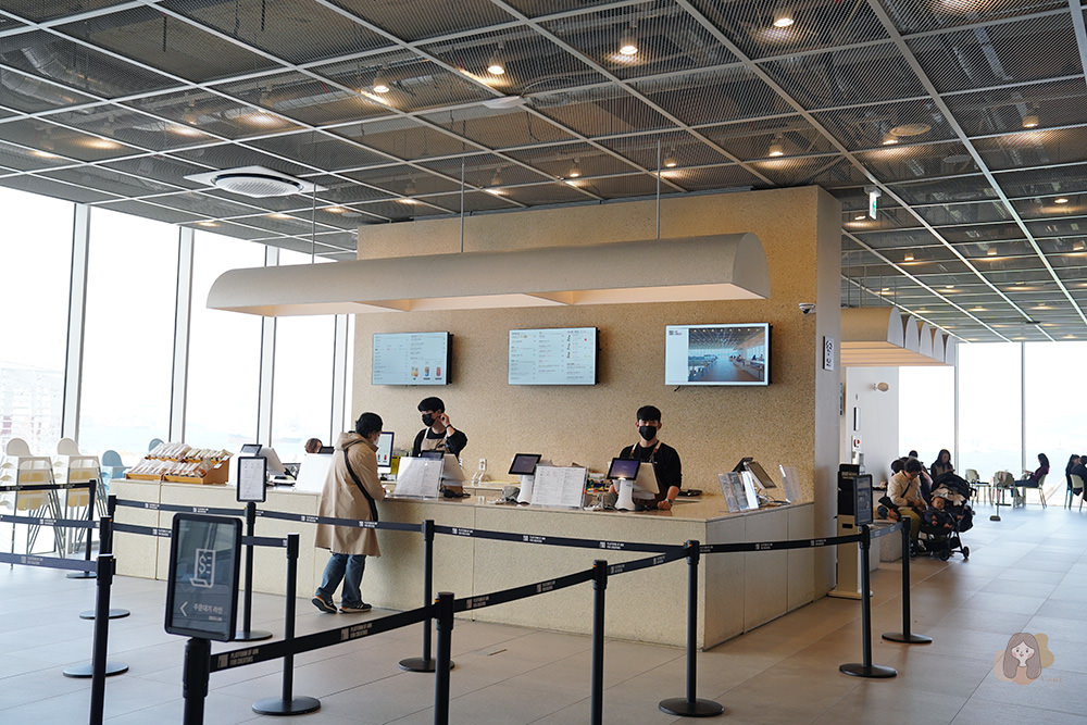 釜山-P.ARK-피아크-玻璃屋海景咖啡，階梯座位環景觀海-烘焙麵包、甜點必吃，釜山影島新開幕的複合式文化空間