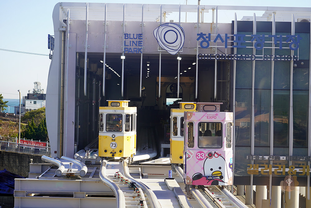 釜山藍線公園-海雲台海岸列車-Blueline-Park