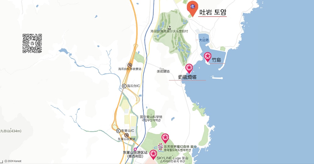 BUSAN-toampark-restaurant 吐岩韓定食地圖