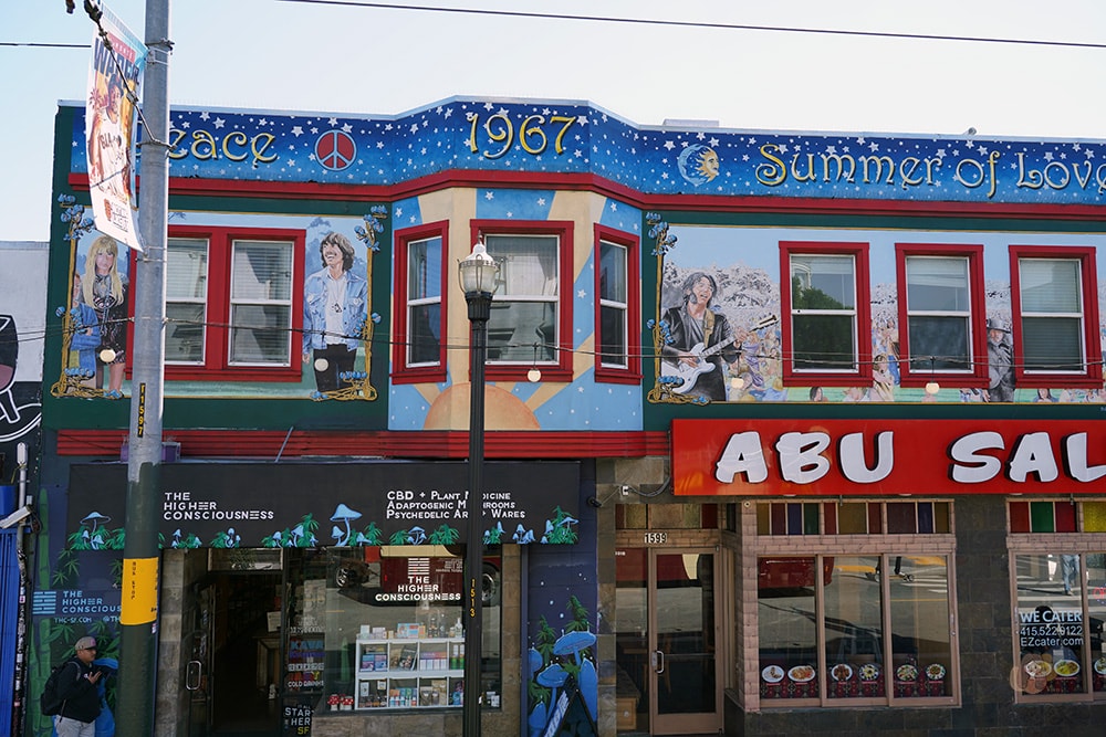 舊金山嬉皮區Haight-&-Ashbury