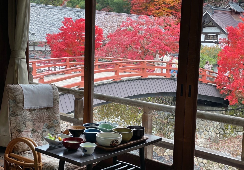 橋本屋山菜料理,室生寺太鼓橋前明治四年創業老舗料理旅館 - 第18張圖 室生寺前-橋本屋-山菜料理