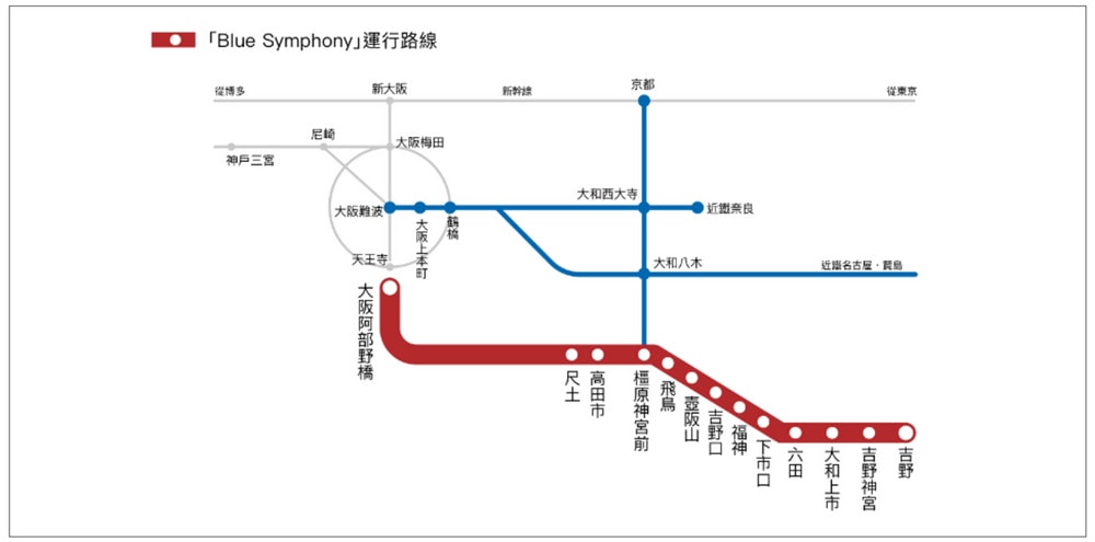 觀光電車蔚藍交響曲-Blue-Symphony 路線圖