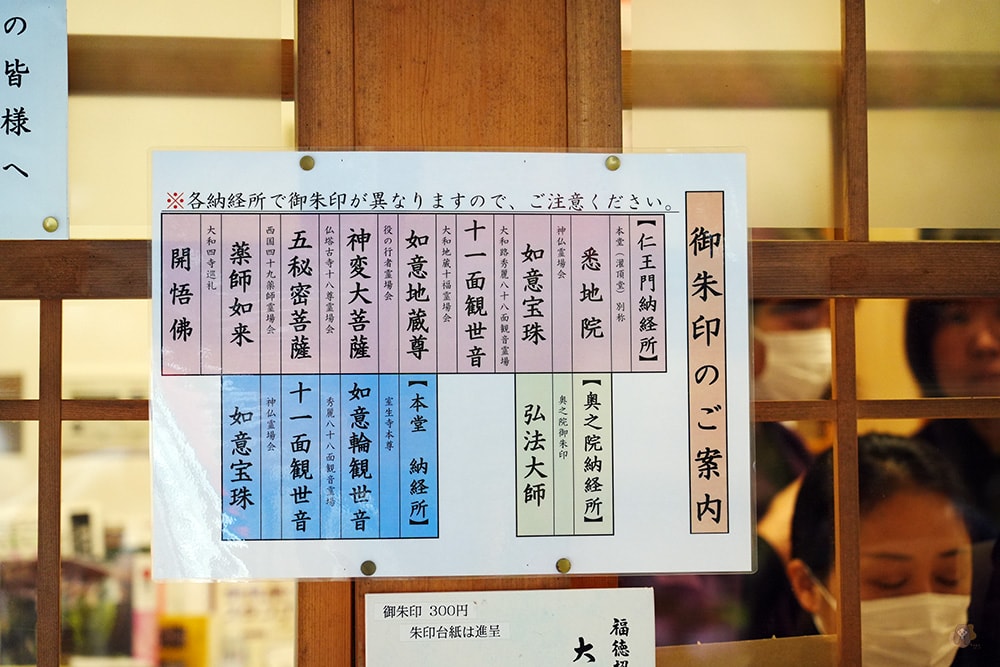 奈良女人高野室生寺 御朱印 