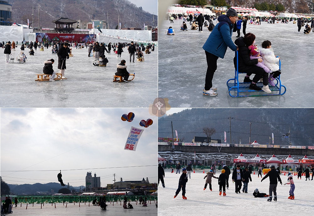冰雪王國華川山鱒魚節,韓國江原道冬季限定慶典活動,冰釣、烤魚、冰雕、冰上活動及聖誕老人見面會 - 第32張圖 冰雪王國華川山鱒魚節 얼음나라화천산천어축제