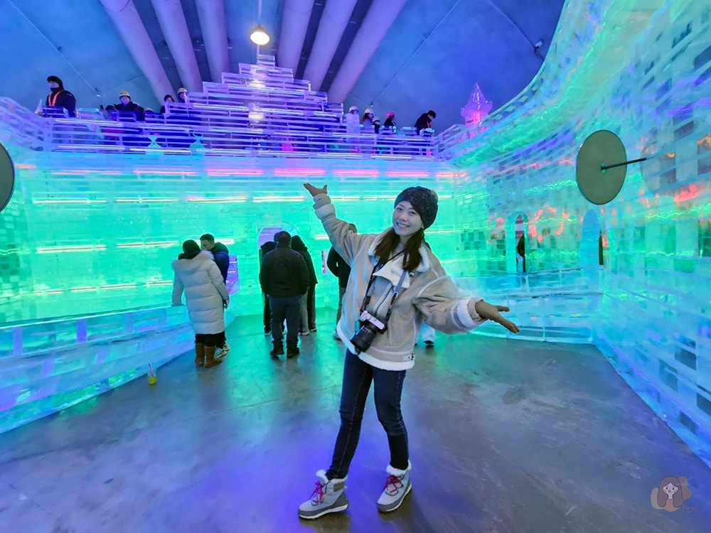 冰雪王國華川山鱒魚節,韓國江原道冬季限定慶典活動,冰釣、烤魚、冰雕、冰上活動及聖誕老人見面會 - 第44張圖 華川山鱒魚節全世界最大室內冰雕