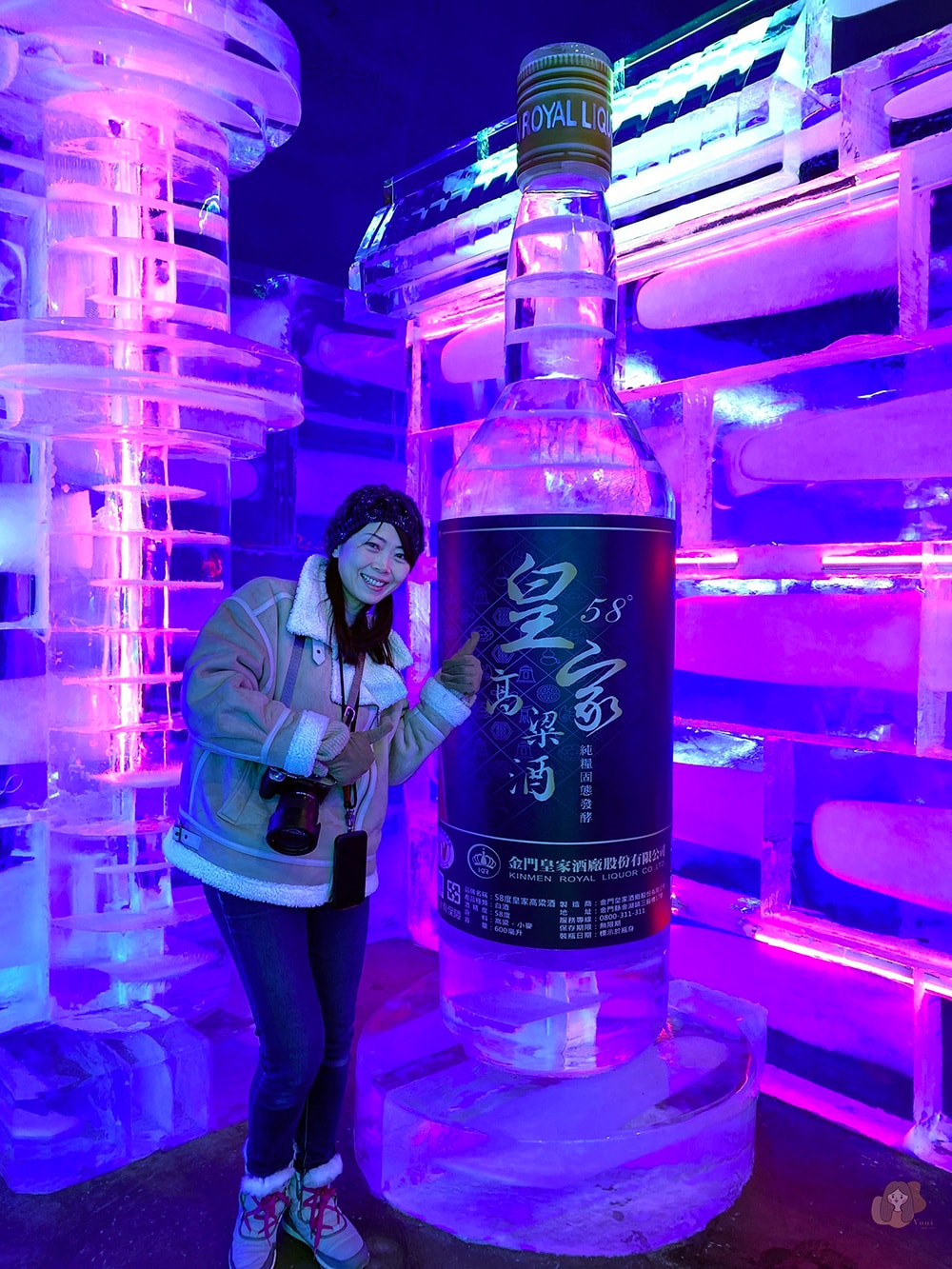 冰雪王國華川山鱒魚節,韓國江原道冬季限定慶典活動,冰釣、烤魚、冰雕、冰上活動及聖誕老人見面會 - 第46張圖 華川山鱒魚節全世界最大室內冰雕