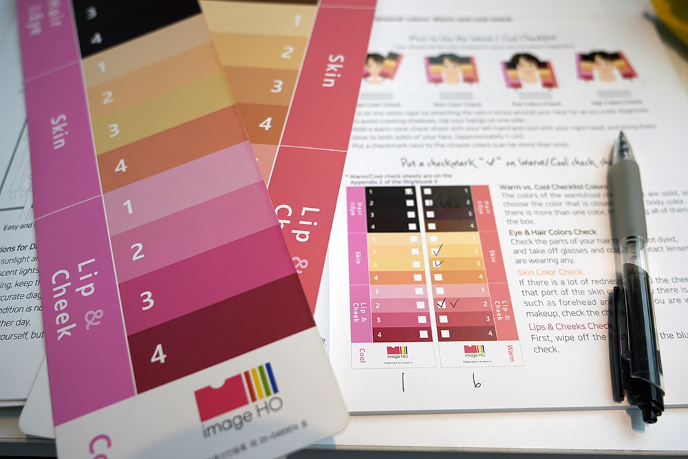 韓國個人色彩鑑定 image HO 弘大、江南,找出最適合自己的色彩,不再買錯衣服彩妝 - 第17張圖 首爾弘大江南-Image-HO-個人色彩鑑定