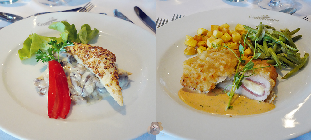 歐洲河輪法國塞納河河輪之旅 河輪餐點