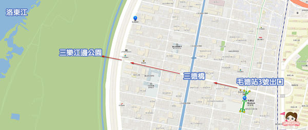 三樂江邊公園삼락강변공원櫻花步道地圖.jpg
