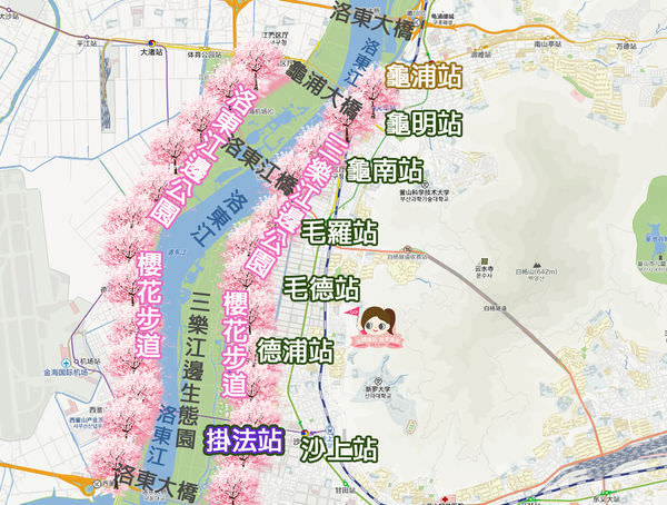 三樂江邊公園삼락강변공원櫻花步道MAP.jpg
