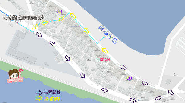 韓國江原道江陵安木海邊안목해변地圖2.jpg
